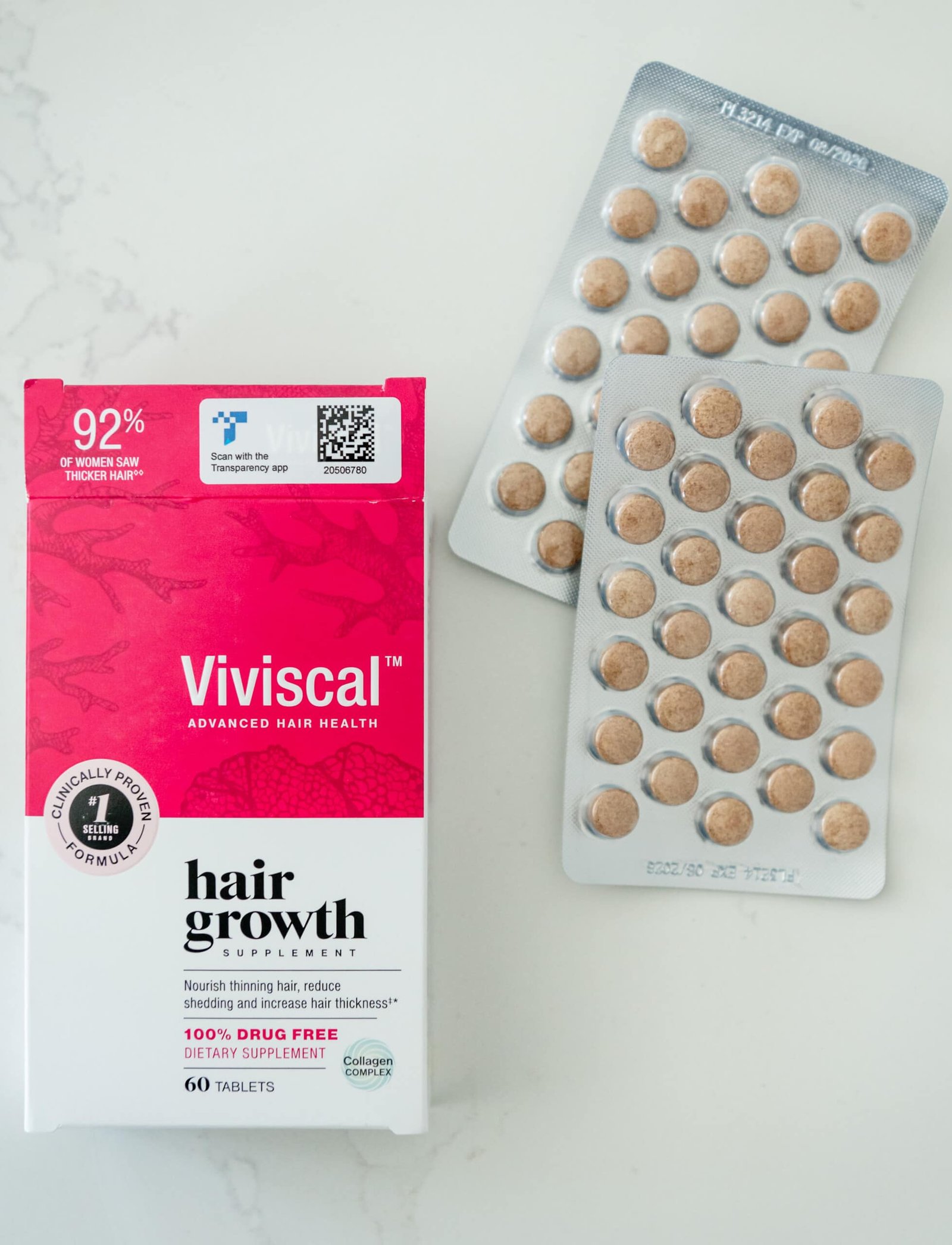 Suplemento de crescimento capilar Viviscal