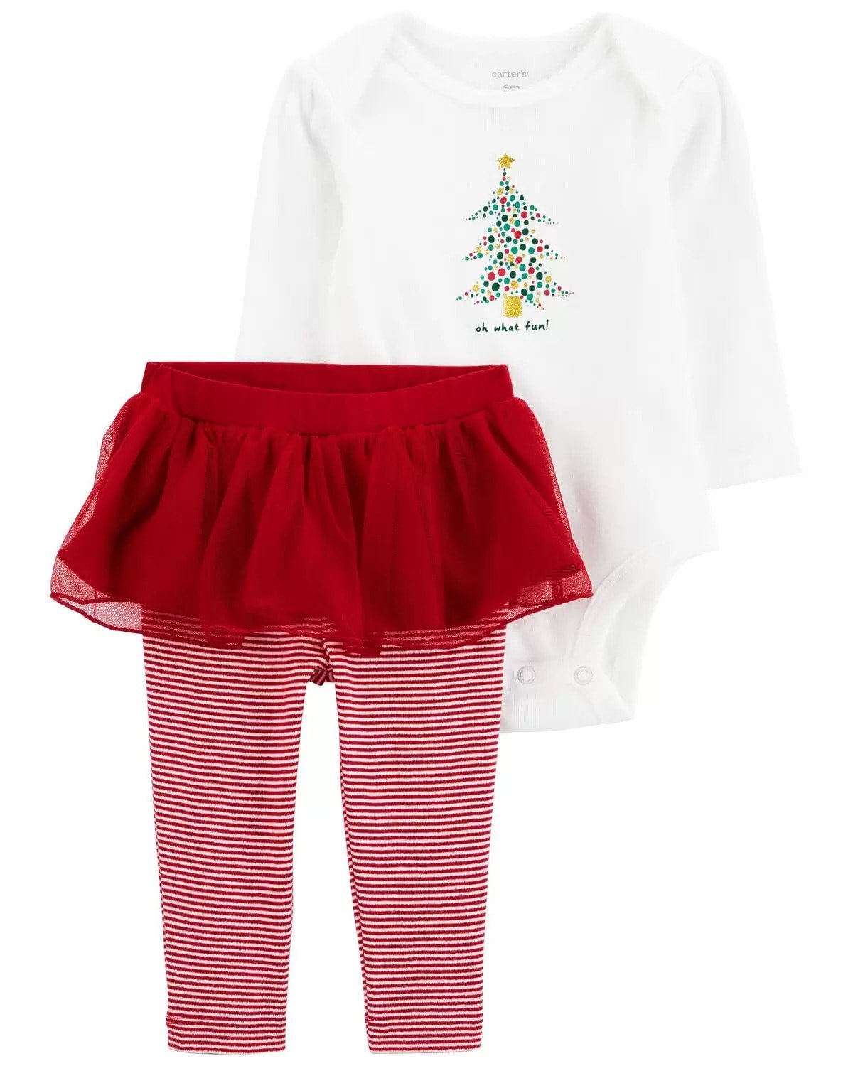 Conjunto de body e calça tutu para recém-nascido