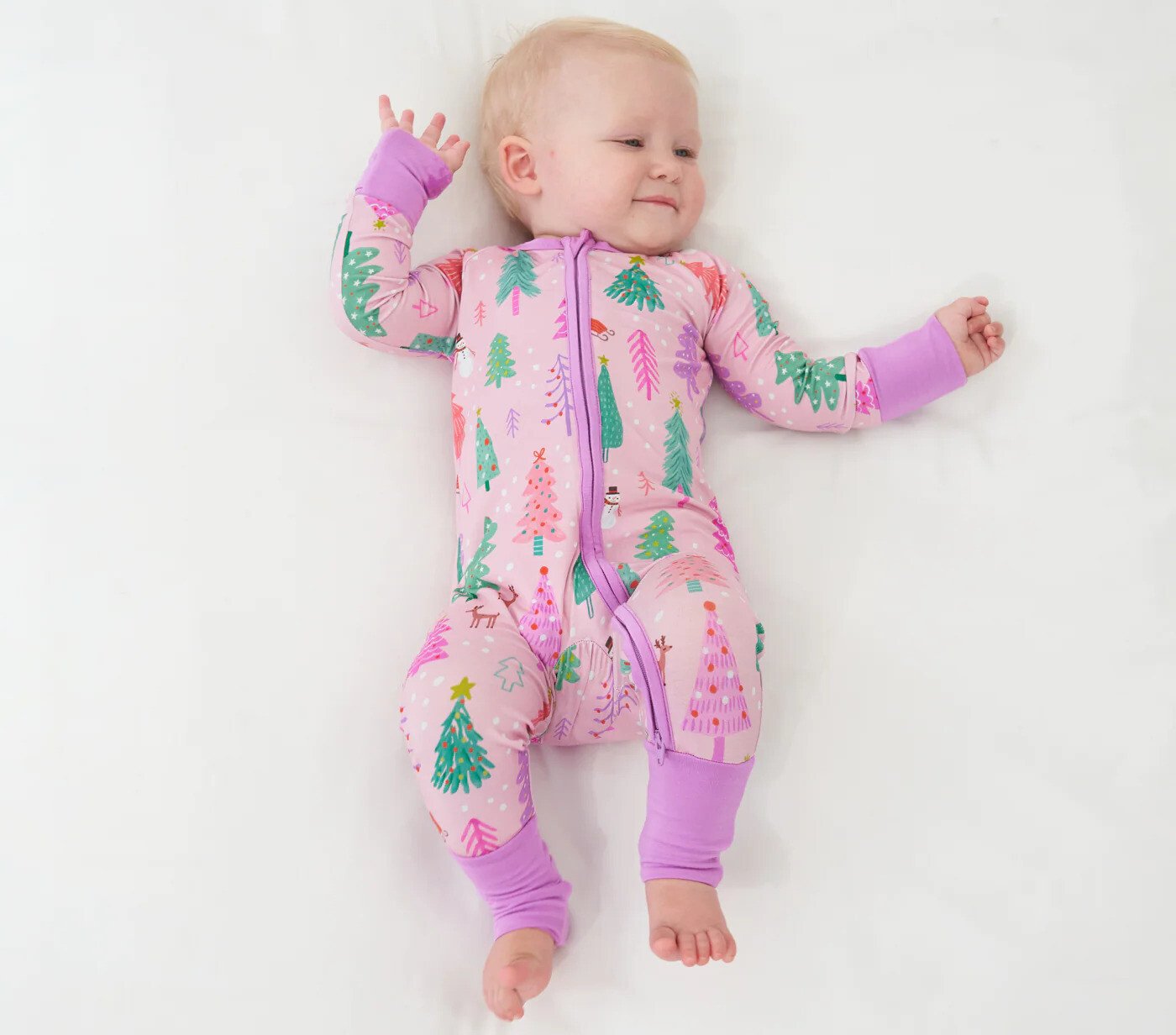 Pijama Árvore Rosa