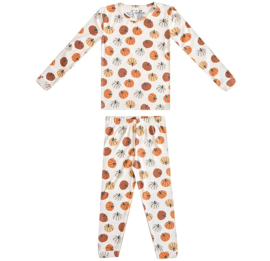 Conjunto de pijama de manga comprida de duas peças Copper Pearl Karver
