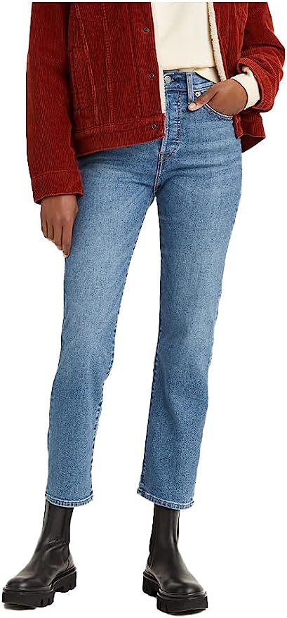 Calça jeans cropped com lavagem clara 