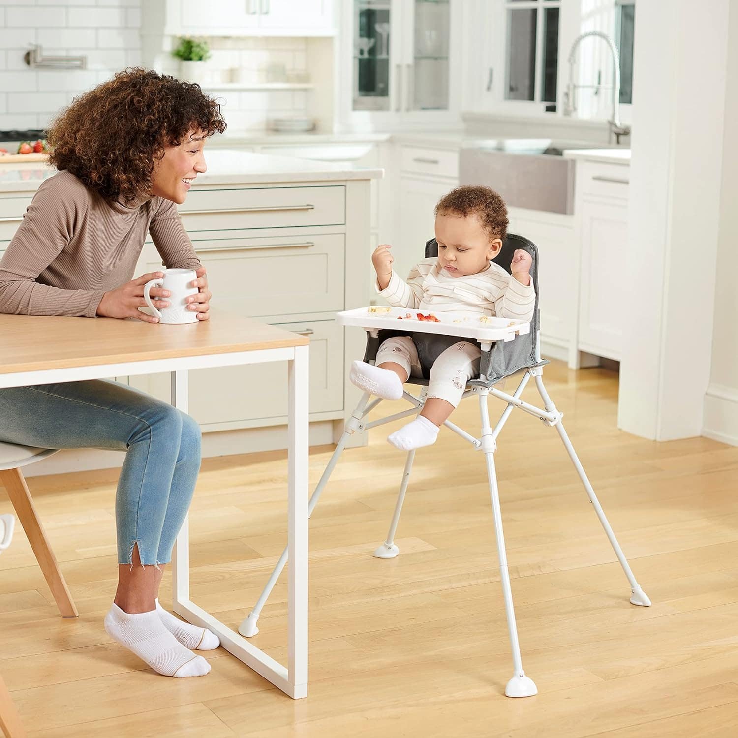 Regalo My High Chair Cadeira alta portátil dobrável e portátil para viagem