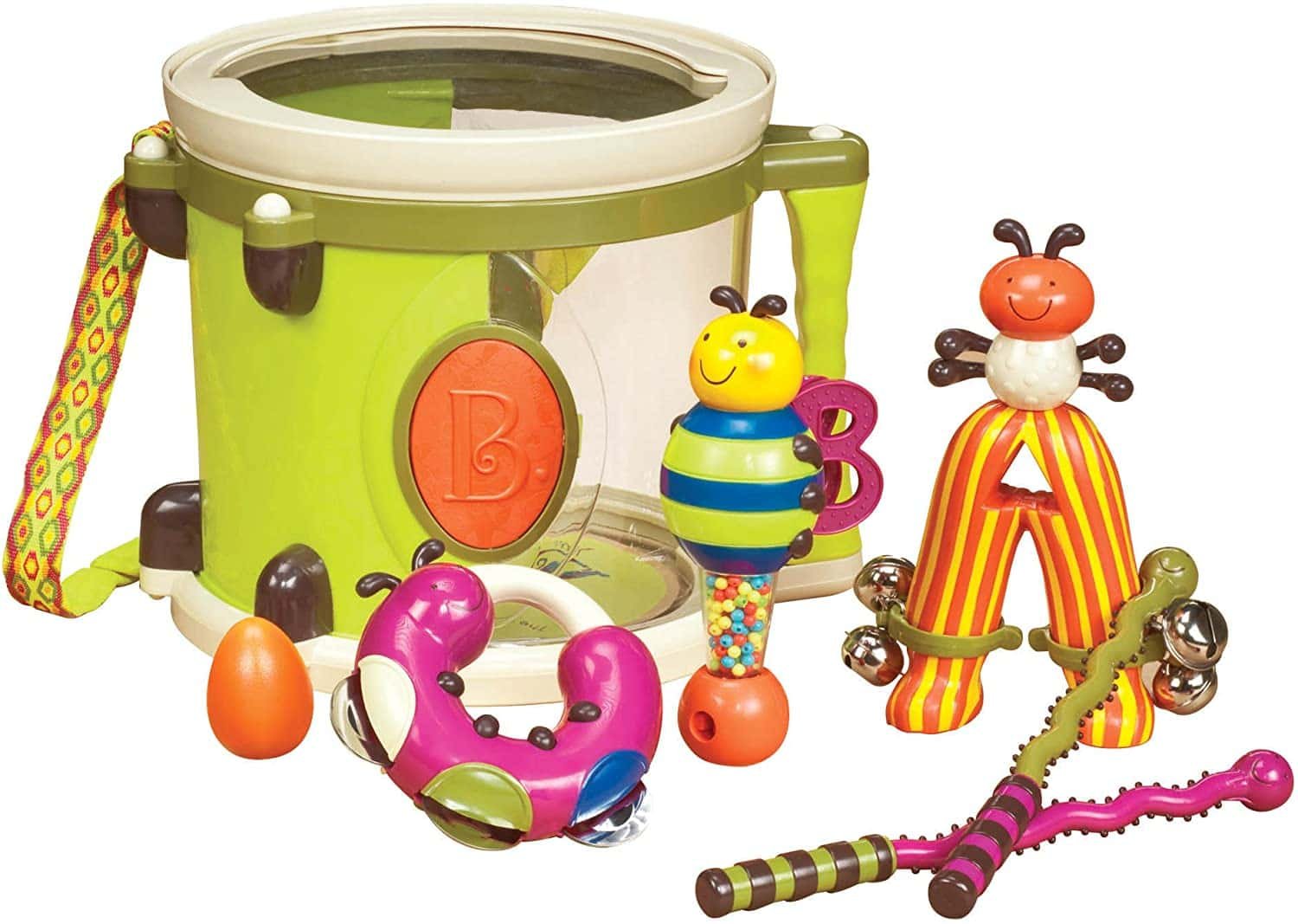 Conjunto de instrumentos musicais infantis 