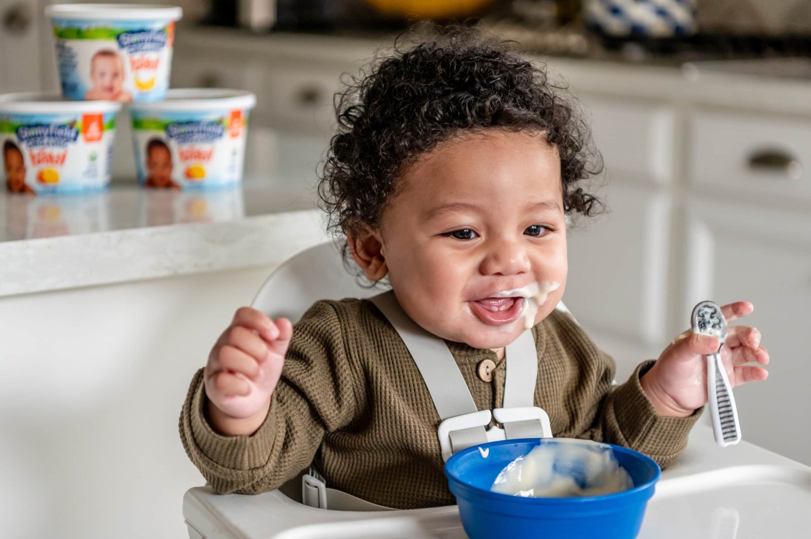 Apresentando o iogurte YoBaby sem adição de adoçantes da Stonyfield