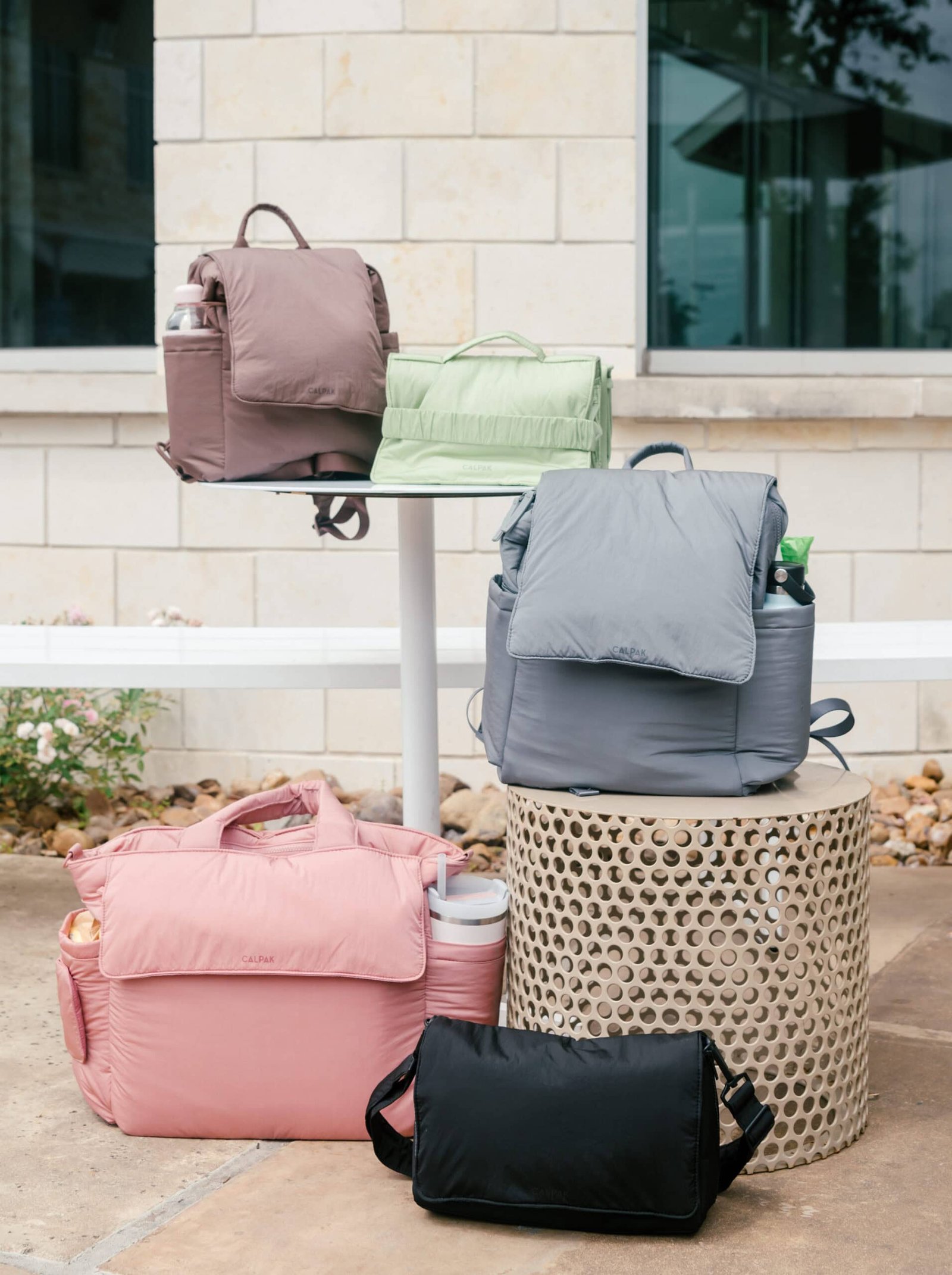 Nova coleção de bolsas para fraldas para bebês da CALPAK